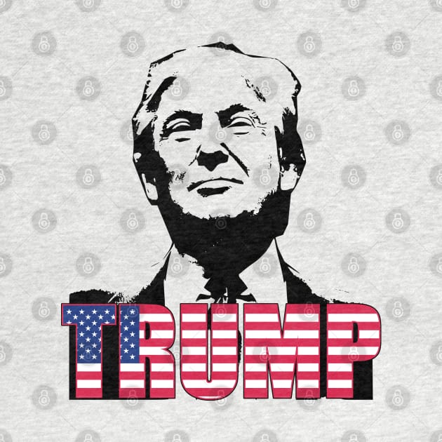 Patriot Trump President Bold Graphic by AltrusianGrace